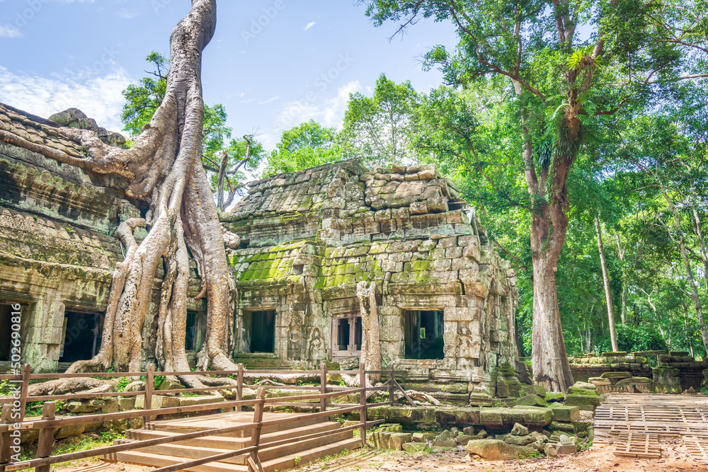 Fototapeta premium Cambodia is a country located in the southern portion of the Indochinese Peninsula in Southeast Asia. It is 181,035 square kilometers (69,898 square miles) in area
