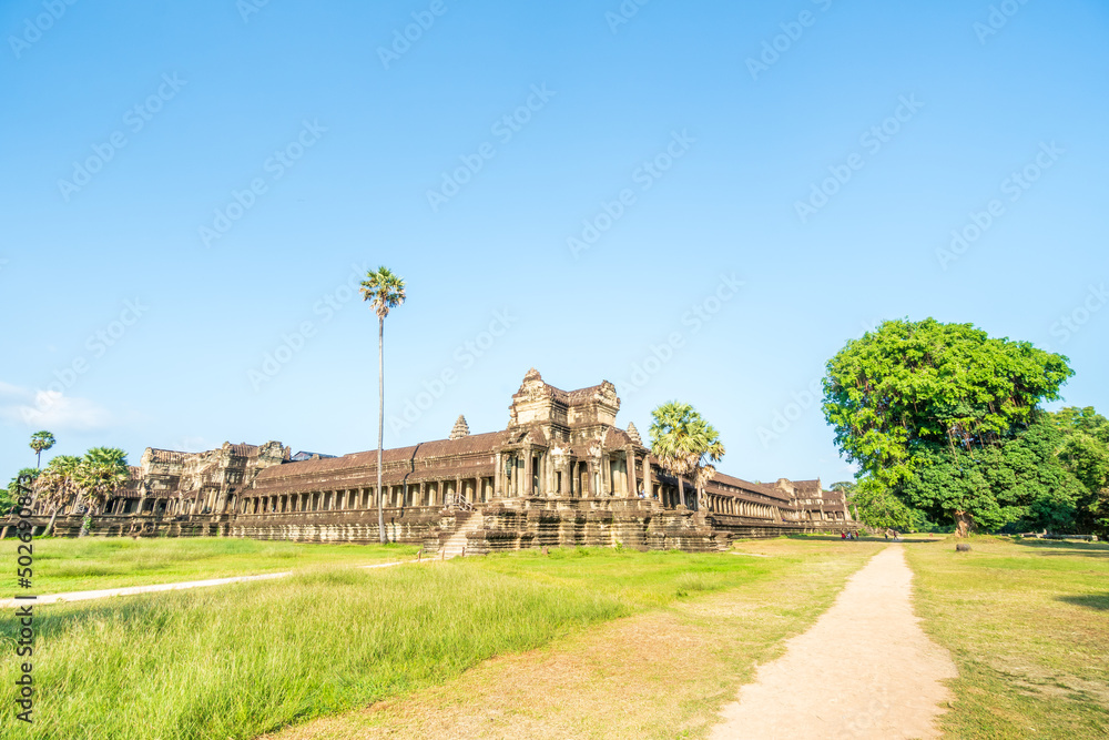 Fototapeta premium Cambodia is a country located in the southern portion of the Indochinese Peninsula in Southeast Asia. It is 181,035 square kilometers (69,898 square miles) in area