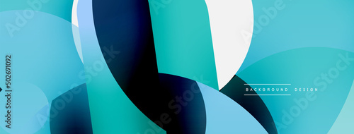 Circle abstract background. Vector illustration for wallpaper banner background card or landing page