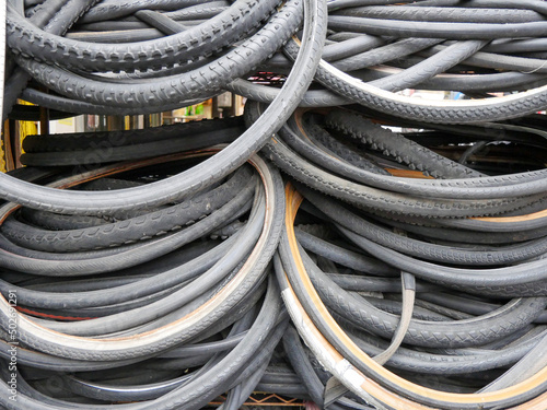 pile of rubber bands