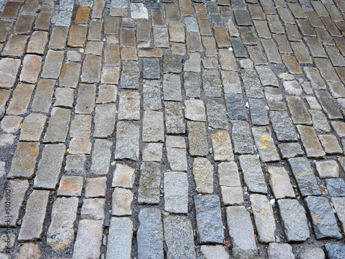 stone block paving
