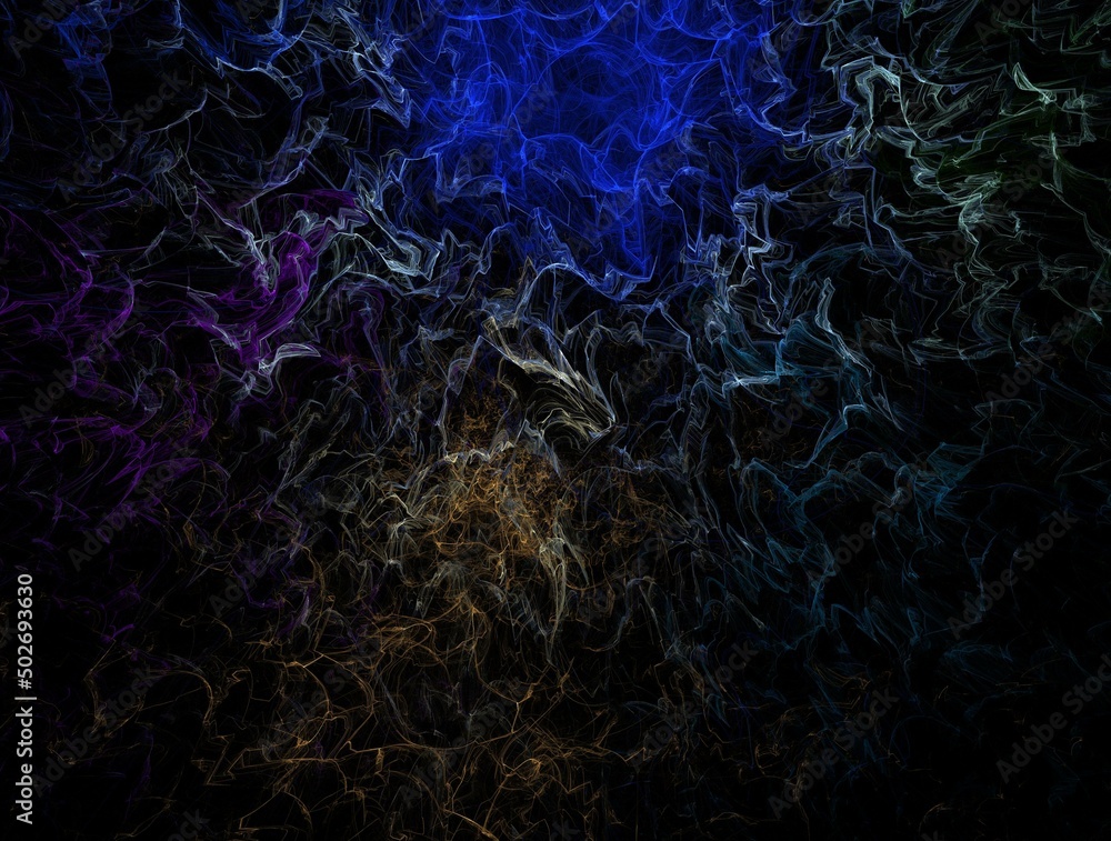 Imaginatory fractal abstract background Image