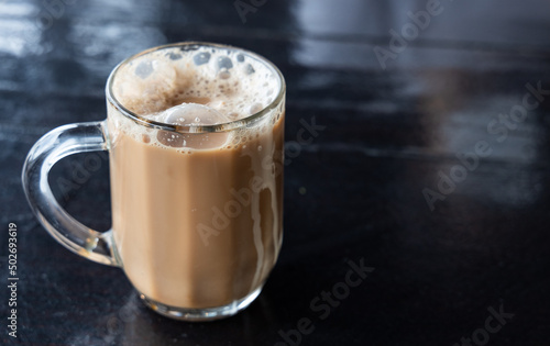 Teh Tarik, is infused black tea with milk served in thick froth. Popular drinks in Malaysia