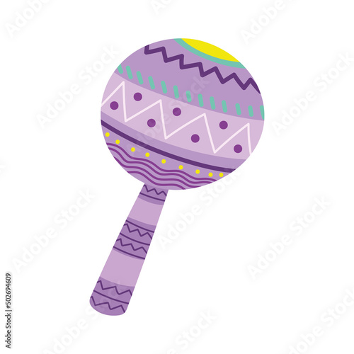 maraca instrument icon