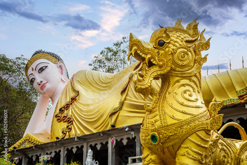 Wat Phrathat Suthon Mongkhon Khiri temple complex in Phrae, Thailand photo