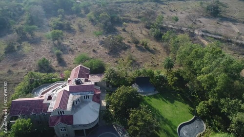 aerial shots of pune outskirts photo