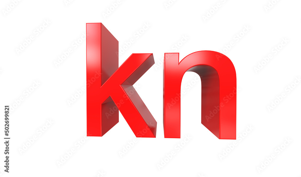 Croatian Kuna currency symbol of Croatia in Red - 3d rendering, 3d illustration Croatian Kuna currency symbol of Croatia in Red - 3d rendering, 3d illustration