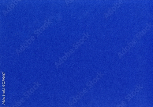 High detail bright dark royal blue paper texture background uncoated rough fiber grain pattern for paper materials mockups with copy space for text for presentation wallpaper