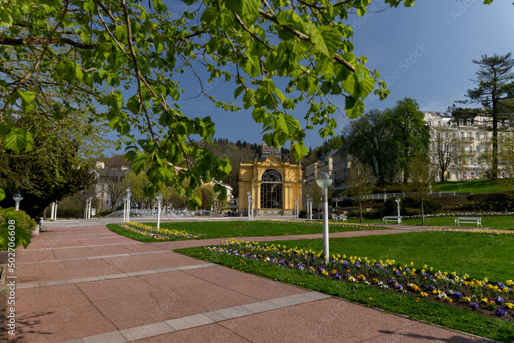 Spring time in Czech Spa town Marianske Lazne (Marienbad) Spring time in Czech Spa town Marianske Lazne (Marienbad)