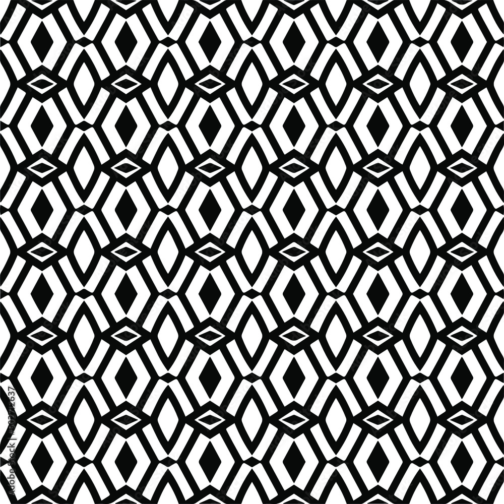 Vector seamless pattern.Simple stylish abstract geometric background. Monochrome image. Black and white color. Design for decor, prints, textile.Design element for prints. Vector seamless pattern.Simple stylish abstract geometric background. Monochrome image. Black and white color. Design for decor, prints, textile.Design element for prints.
