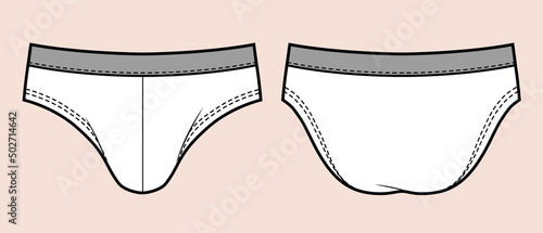 Swimming trunks vector illustration isolated