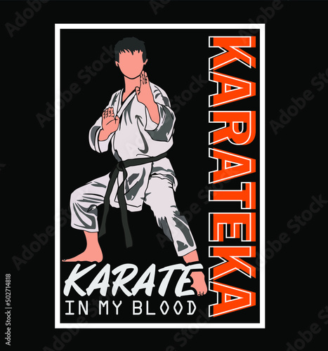 taekwondo karate muaythai iluustration vector