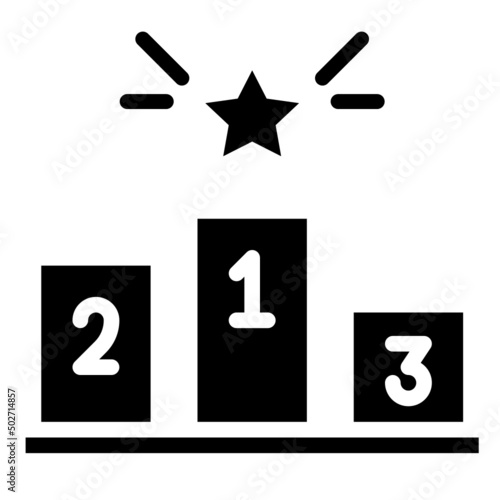 PODIUM glyph icon,linear,outline,graphic,illustration