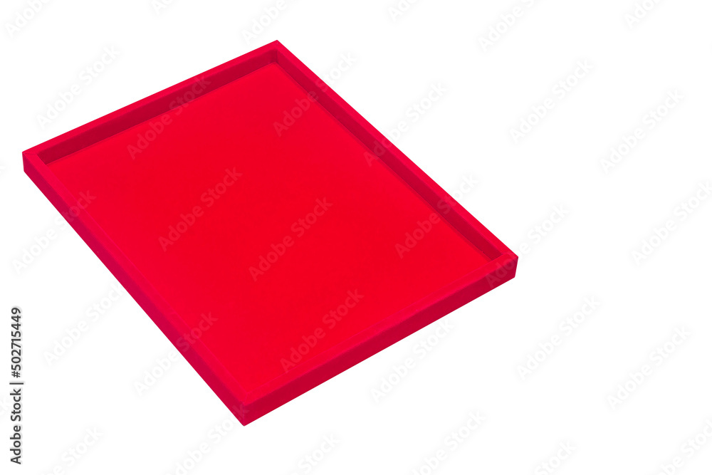 Red velvet tray for diamond Red velvet tray for diamond