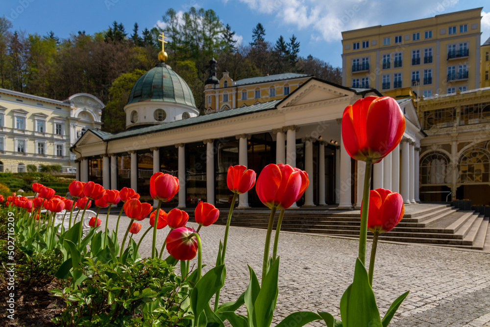 Paviolion of Cross Spring in Marianske Lazne (Marienbad) - Czech Republic