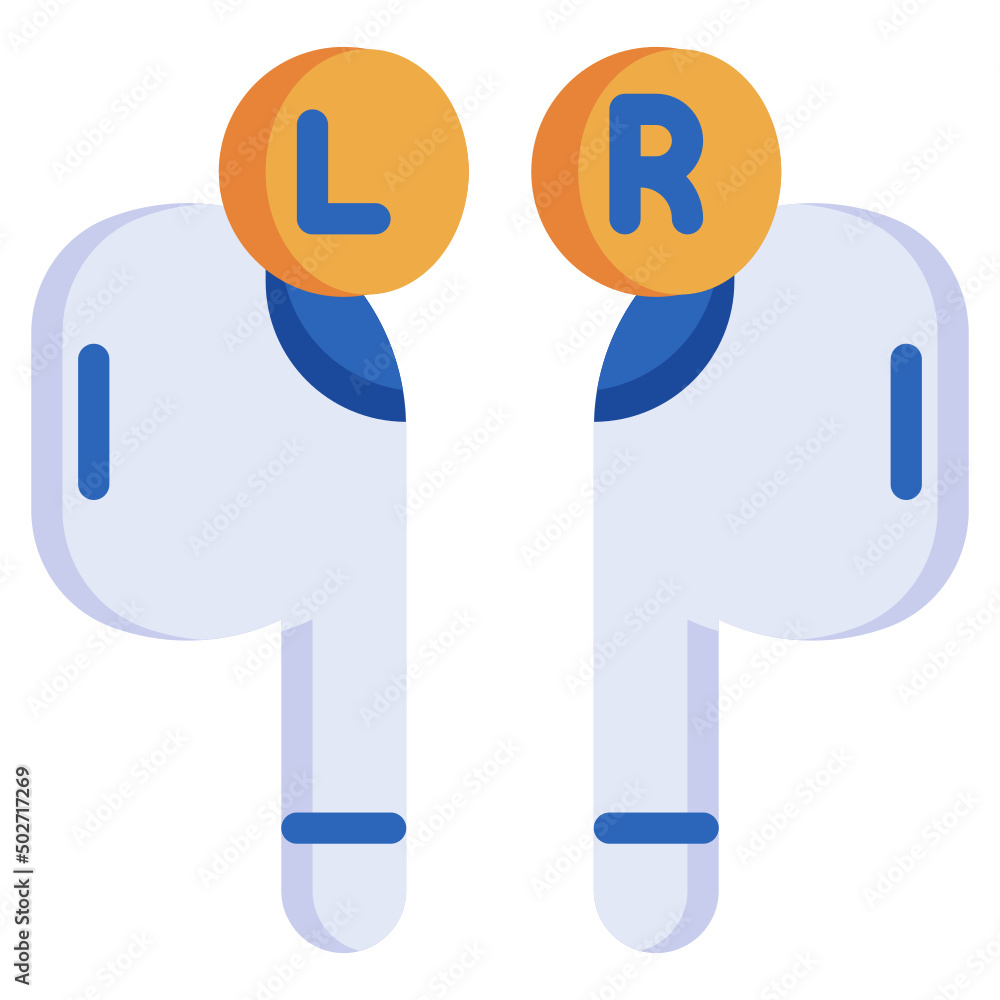EARBUD flat icon,linear,outline,graphic,illustration EARBUD flat icon,linear,outline,graphic,illustration