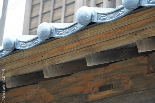 Old folk house in Matsumae, Hokkaido photo