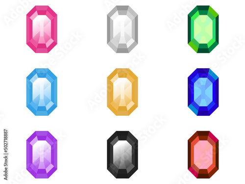 エメラルドカット9種セット