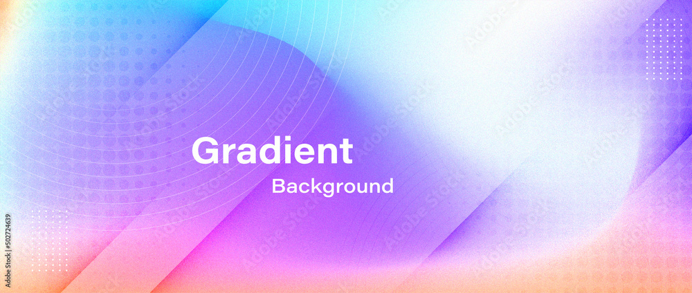 Abstract gradient background with grainy texture