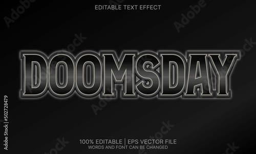 Doomsday text effect