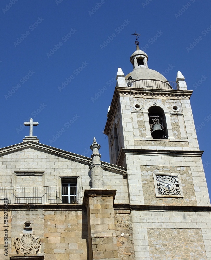 Historic traditional church in Don Benito, Extremadura - Spain 