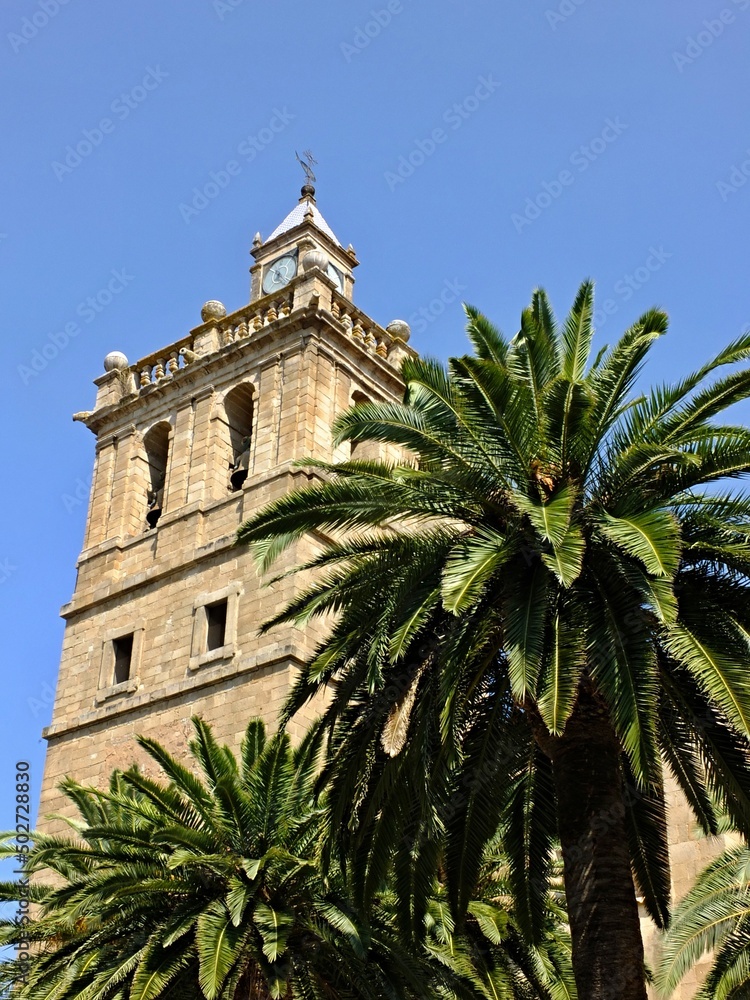Historic church in Villanueva de la Serena, Extremadura - Spain