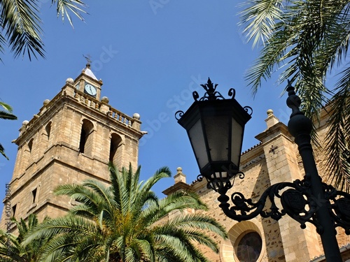 Historic church in Villanueva de la Serena, Extremadura - Spain photo