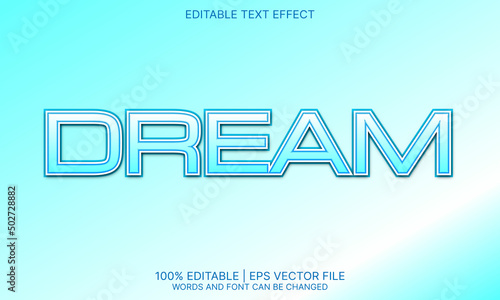Dream text effect