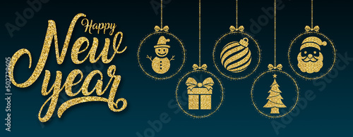 Celebration Background for Merry Christmas and New Year