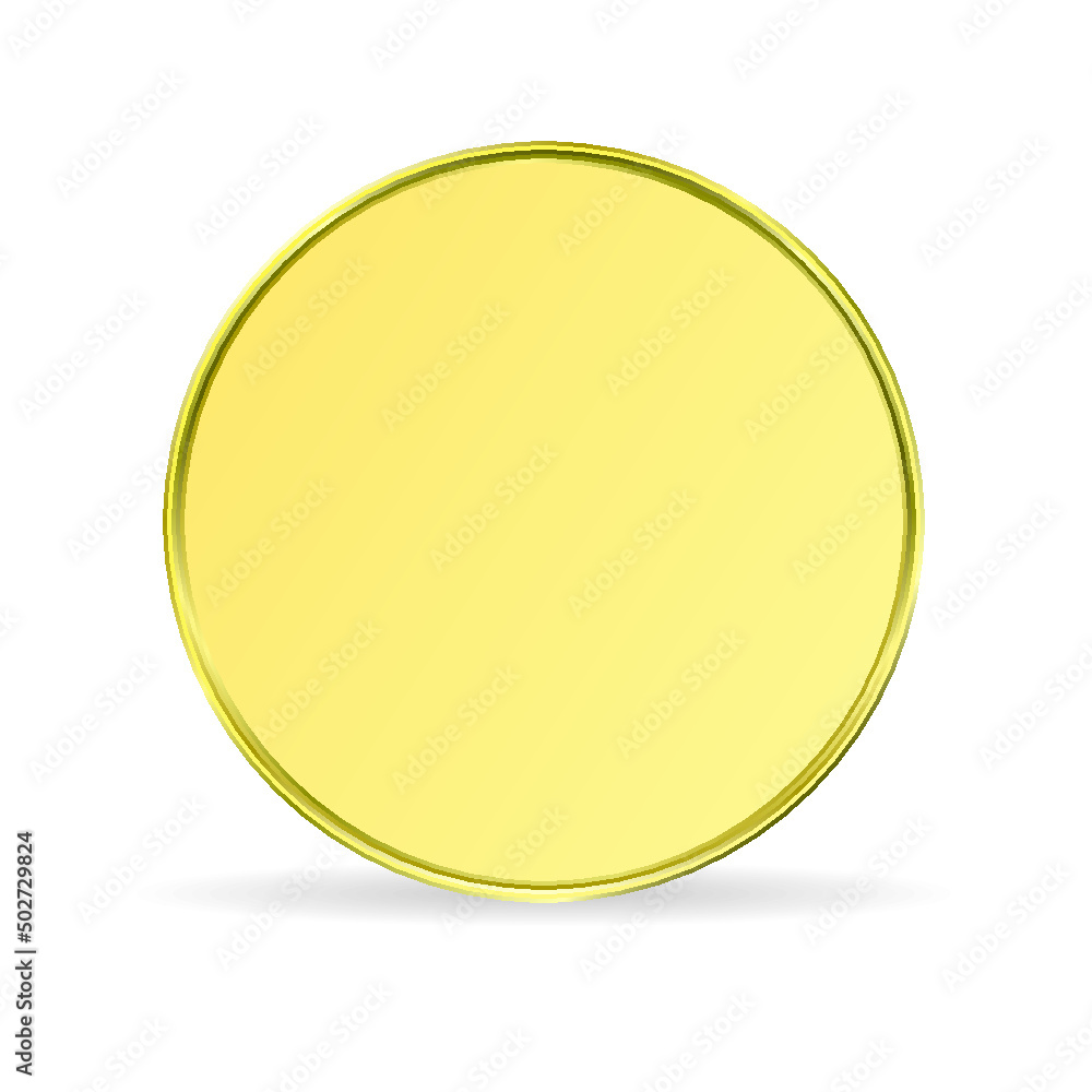 gold coin sign isolated on a white background gold coin sign isolated on a white background