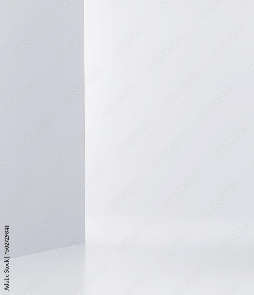 Clear studio light for product presentation on white background. Clear studio light for product presentation on white background.