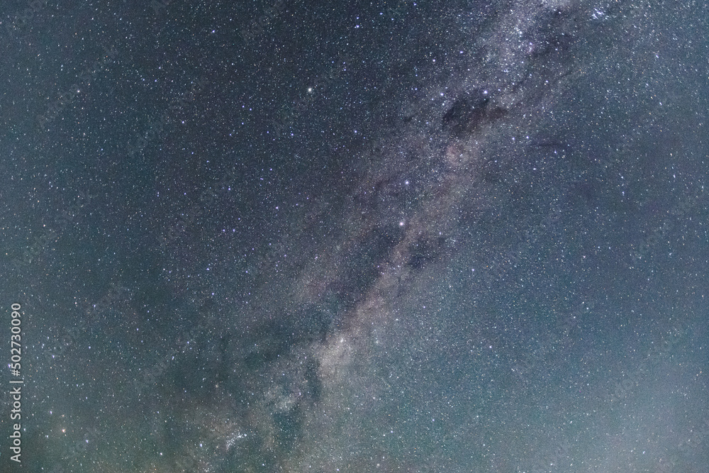 Fototapeta premium A night at the beach under the stars