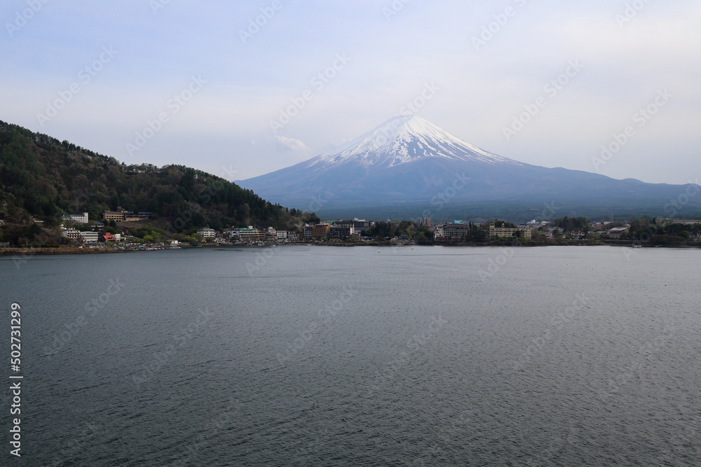 【日本】河口湖と富士山