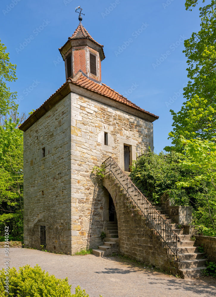 Naklejka premium Glockenturm an der Schaumburg