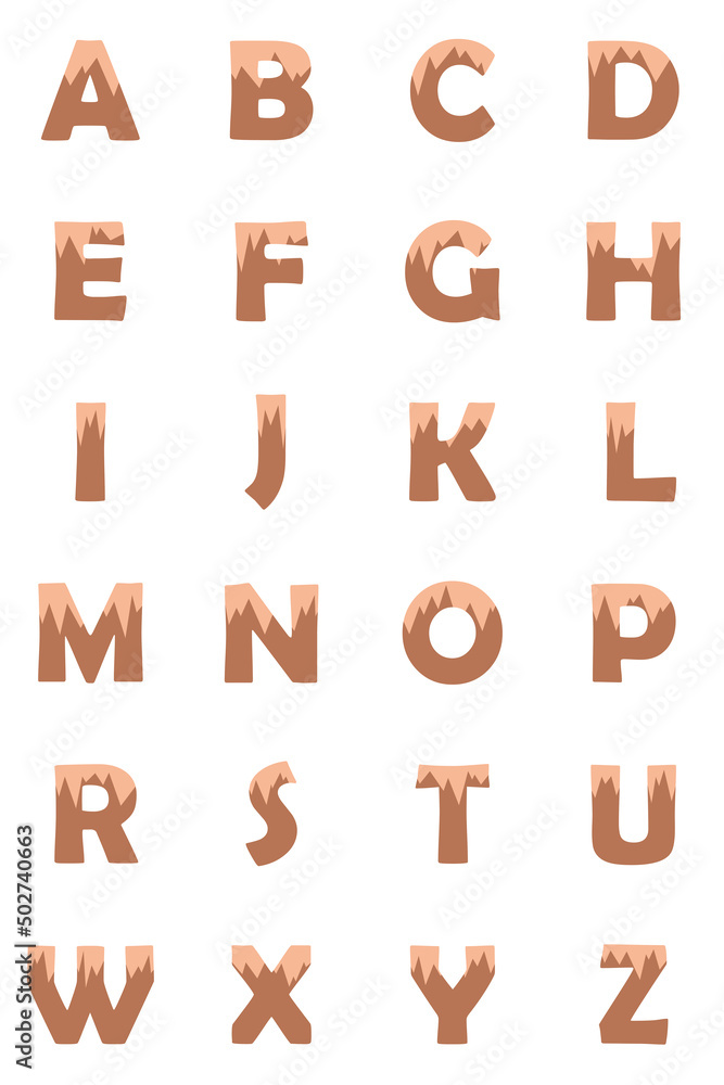 Alphabet on white background. Icon, button, graphic, illustration, web, symbol, graphic resources, set.