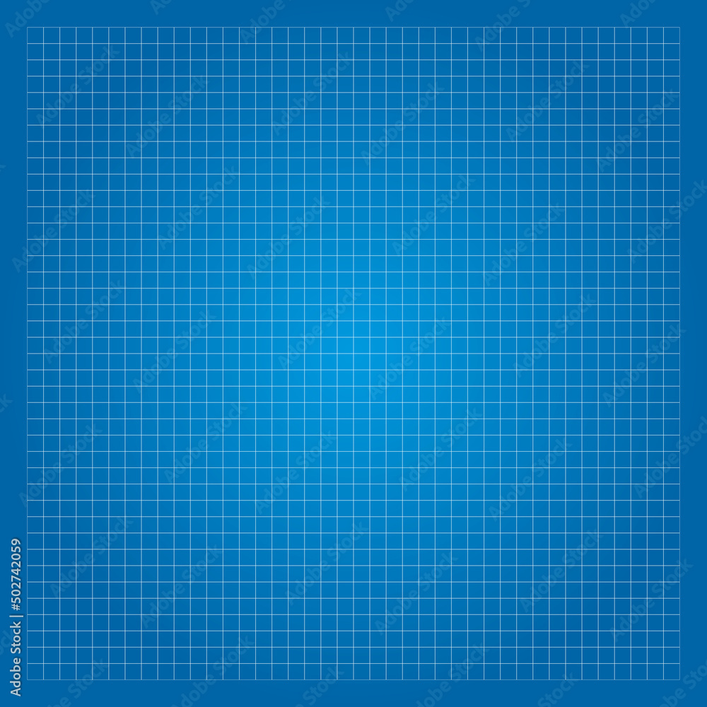 vector-illustration-blue-plotting-graph-paper-grid-background-grid
