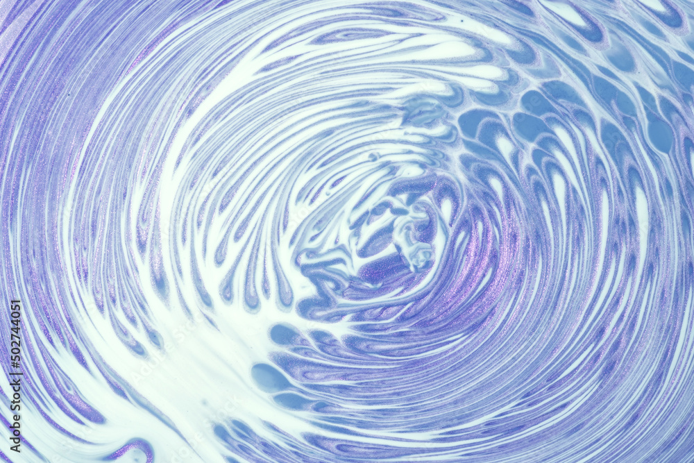 Abstract fluid art background light blue and white colors. Liquid marble. Acrylic painting with purple gradient Abstract fluid art background light blue and white colors. Liquid marble. Acrylic painting with purple gradient