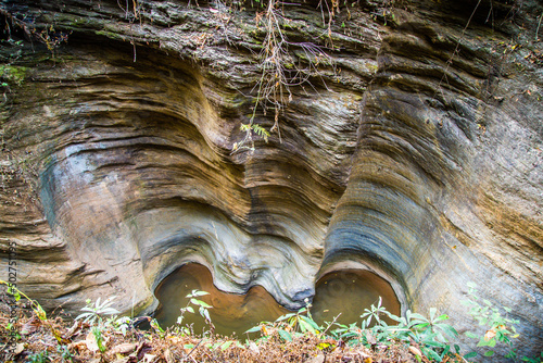 Wang Sila Laeng canyon and gorge in Nan province, Thailand photo