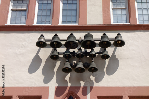 Historical bells. A bell is a directly struck idiophone percussion instrument.