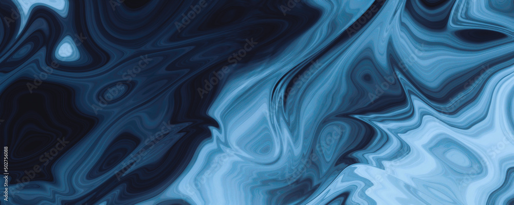 Abstract liquid texture blue color background Abstract liquid texture blue color background