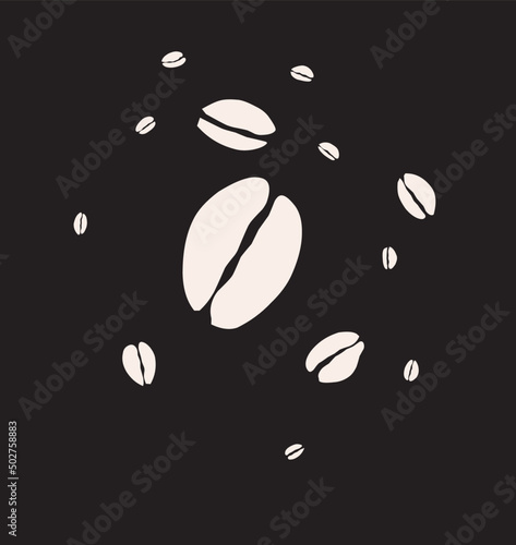 Kauri/Kori/Kodi/Cowrie Sea Shell. Vector icon. Illustration. 