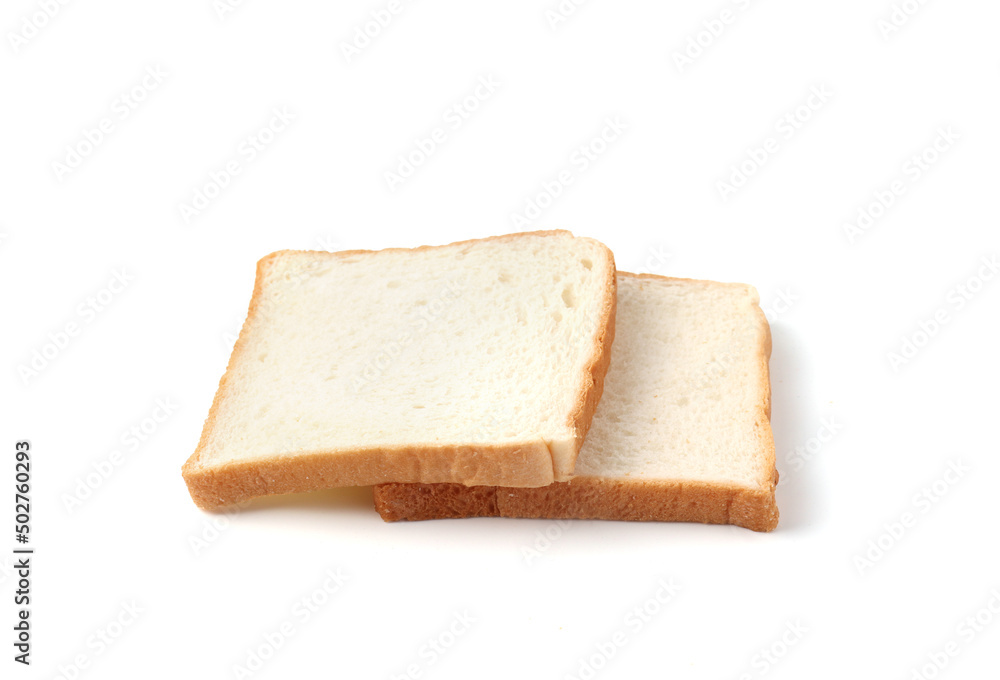 sliced bread isolated on white background sliced bread isolated on white background