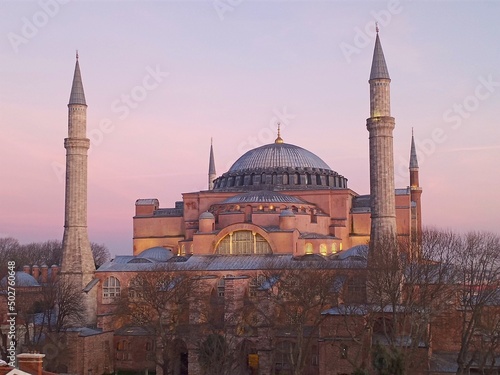 Haghia Sophia - is a cathedral built in the 6th century in Constantinople by Jus Fototapete
