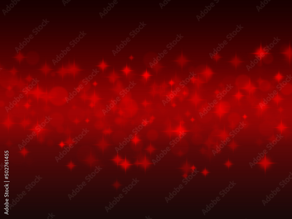 light star with blurred dark red background colour