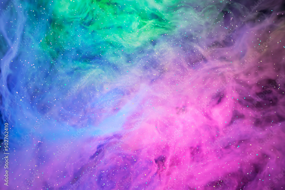 Space nebula. 3D Illustration.