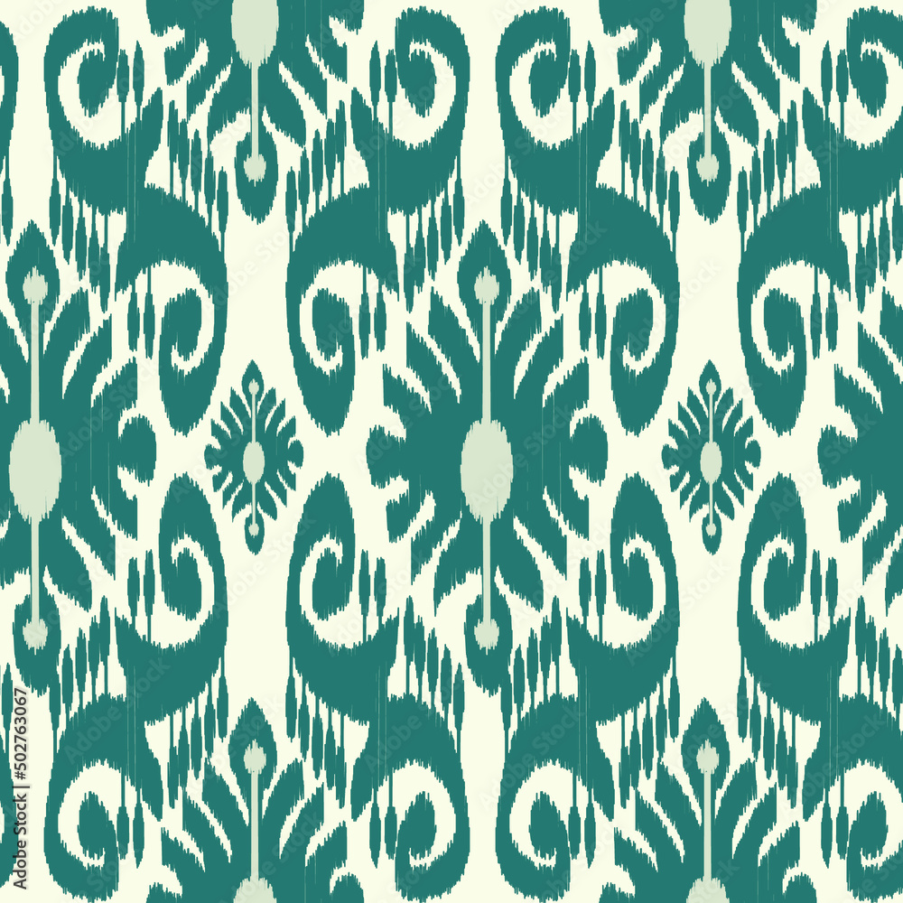 Beautiful ikat pattern - traditional silk fabric pattern used in the ...
