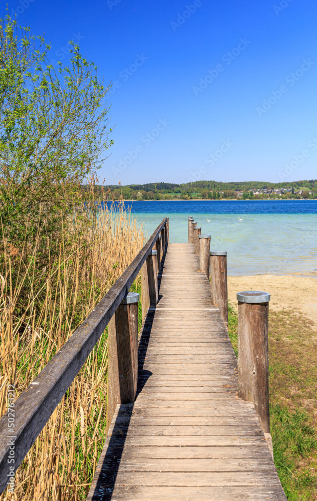 Scenic View over Lake Constance from Reichenau Island Scenic View over Lake Constance from Reichenau Island