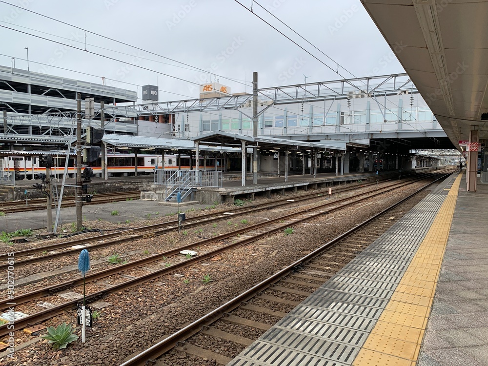秋田駅のホーム