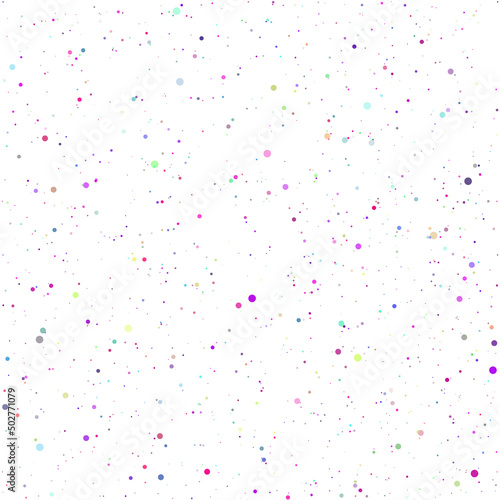 Seamless pattern with colorful dots