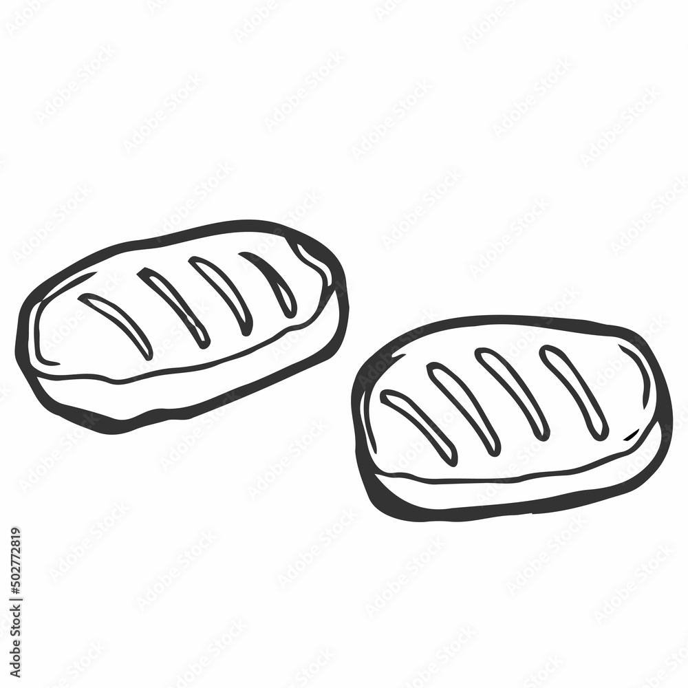 Beautiful vector hand drawn barbecue Illustration. Detailed retro style grilled hamburger cutlet image. Vintage sketch element for label, poster, packaging and cards design. Print template background. Beautiful vector hand drawn barbecue Illustration. Detailed retro style grilled hamburger cutlet image. Vintage sketch element for label, poster, packaging and cards design. Print template background.